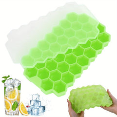 Silicone Ice Tray Hexagonal 37 Grids Honeycomb Ice Tray Mold