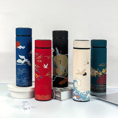 Chinese Style Stainless Steel Thermal Cup 16.9oz