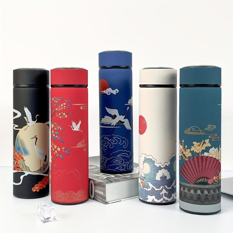 Chinese Style Stainless Steel Thermal Cup 16.9oz
