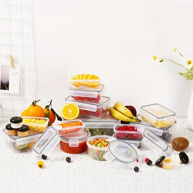 36 PCS Stackable Food Storage Containers with Airtight Lids