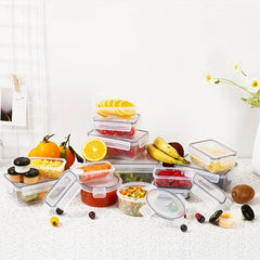 36 PCS Stackable Food Storage Containers with Airtight Lids