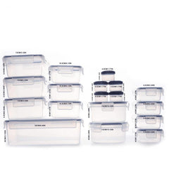 36 PCS Stackable Food Storage Containers with Airtight Lids