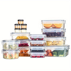 36 PCS Stackable Food Storage Containers with Airtight Lids