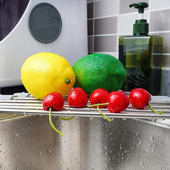 Kitchen Collapsible Drain Rack Sink Organizer Storage