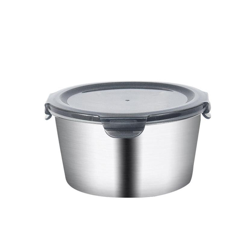 Stainless Steel Sealed Fresh Food Storage Box, Microwave Heating Lunch Box