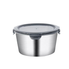 Stainless Steel Sealed Fresh Food Storage Box, Microwave Heating Lunch Box