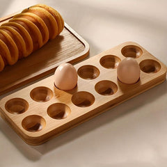 Bamboo Egg Storage Box for Refrigerator