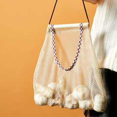 Mesh Storage Bag Large Capacity Kitchen Organization