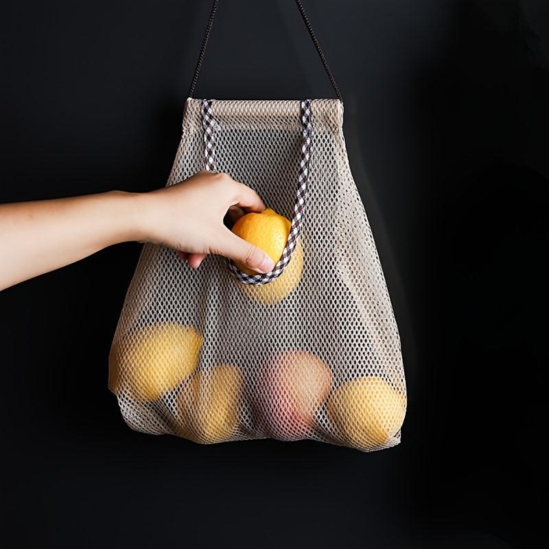 Mesh Storage Bag Large Capacity Kitchen Organization