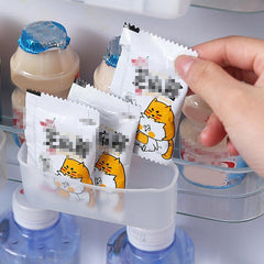2pcs Refrigerator Organizer Box Hanging Seasonning Bag Food Storage
