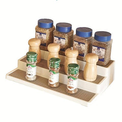 3 Tier Acrylic Spice Rack Organizer for Cabinet and Countertop