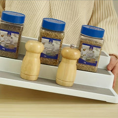 3 Tier Acrylic Spice Rack Organizer for Cabinet and Countertop