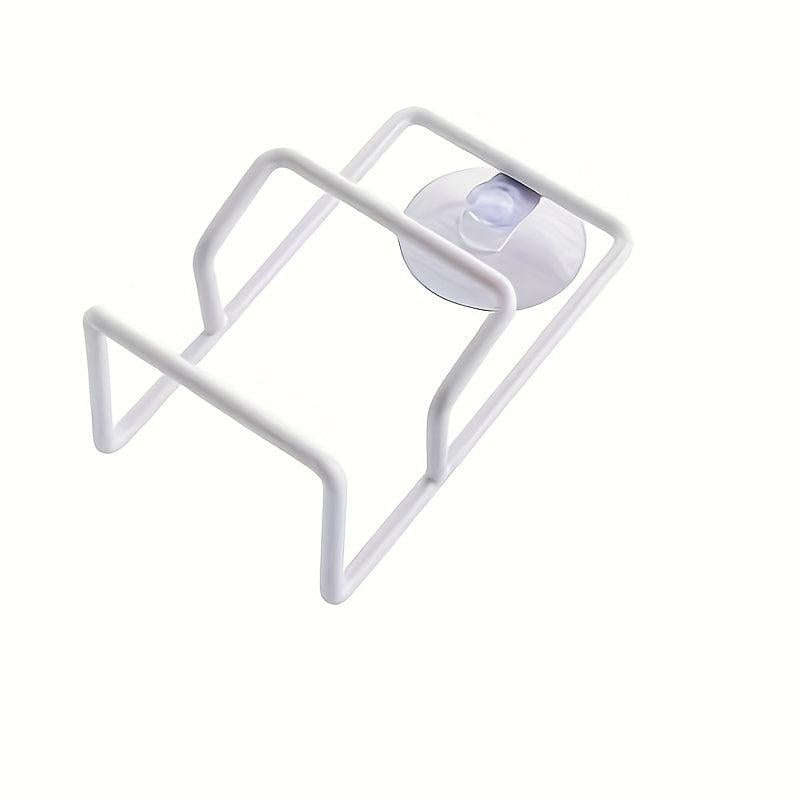 Double Layer Sponge Drain Rack Suction Cup Kitchen Storage
