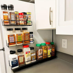 Magnetic Spice Rack Space Saver for Fridge Stove Oven Microwave Washing Machine