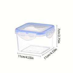 1pc Plastic Food Storage Container with Square Seal for Kitchen Supplies