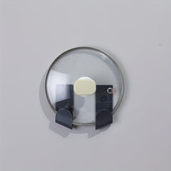Adjustable Cabinet Pot Lid Holder Wall Mounted Organizer Rack