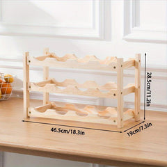 Wine Rack Holder Standing Water Bottle Storage Organizer