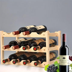 Wine Rack Holder Standing Water Bottle Storage Organizer