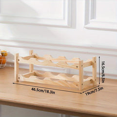 Wine Rack Holder Standing Water Bottle Storage Organizer