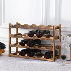 Wine Rack Holder Standing Water Bottle Storage Organizer