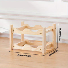 Wine Rack Holder Standing Water Bottle Storage Organizer