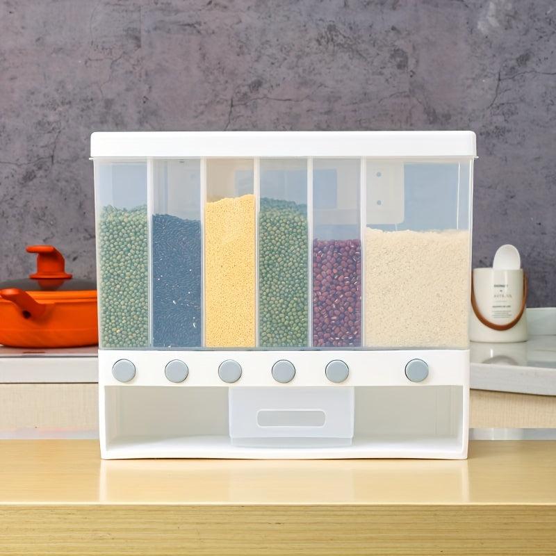 Wall Mounted Rice Bucket Large Capacity Storage Container