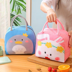 Waterproof Insulated Lunch Box Bag for Teenagers and Workers Cartoon Pattern Ben