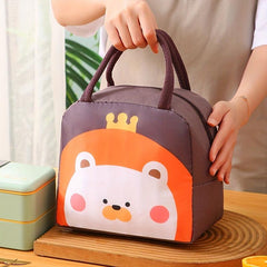 Waterproof Insulated Lunch Box Bag for Teenagers and Workers Cartoon Pattern Ben