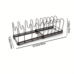 Adjustable Pot Rack Dividers Organizer