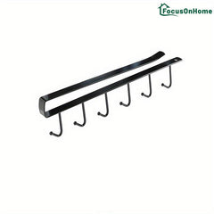 Seamless Iron Wardrobe Hook Rack for Home Organization