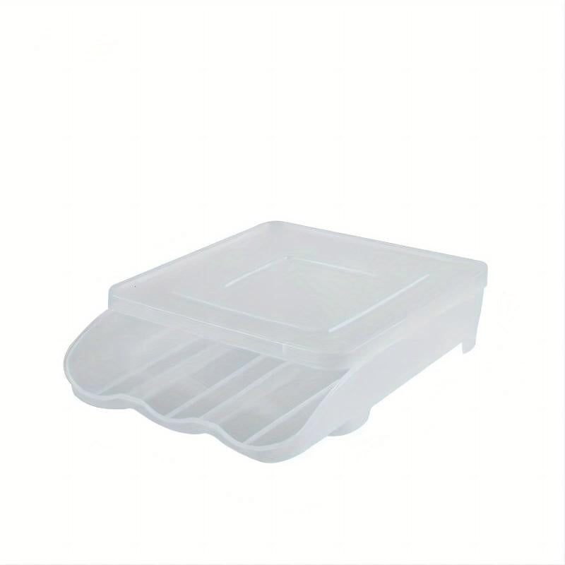 Transparent Plastic Egg Rack for Refrigerator Large Capacity Egg Organizer