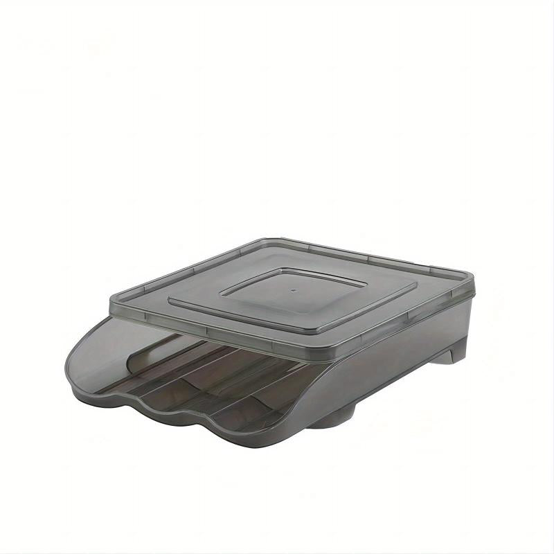 Transparent Plastic Egg Rack for Refrigerator Large Capacity Egg Organizer