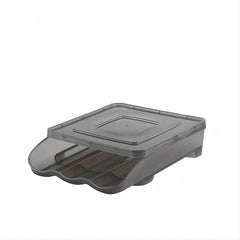 Transparent Plastic Egg Rack for Refrigerator Large Capacity Egg Organizer