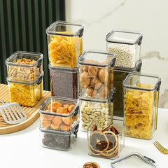 Airtight Food Storage Container with Lid for Candy Biscuits Tea Pet Snacks