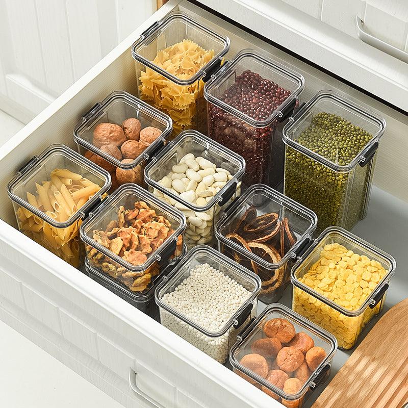 Airtight Food Storage Container with Lid for Candy Biscuits Tea Pet Snacks