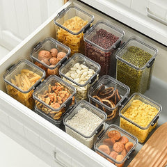 Airtight Food Storage Container with Lid for Candy Biscuits Tea Pet Snacks