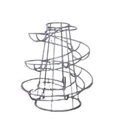 Spiral Egg Basket Metal Egg Holder Organizer
