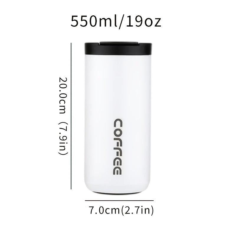 19oz Insulated Coffee Cup for Men and Women - Hot/Cold Drinks All Day