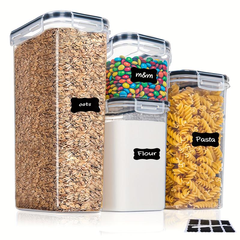 8pcs Airtight Food Storage Containers for Pantry Organization