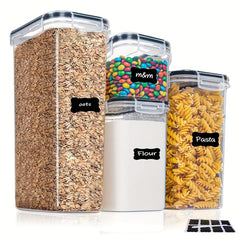 8pcs Airtight Food Storage Containers for Pantry Organization