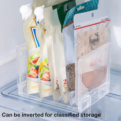 Transparent Fridge Organizers Layered Separator Shelves Save Space