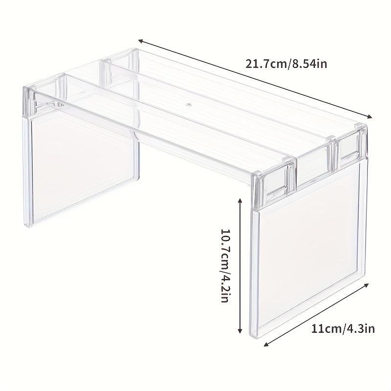 Transparent Fridge Organizers Layered Separator Shelves Save Space