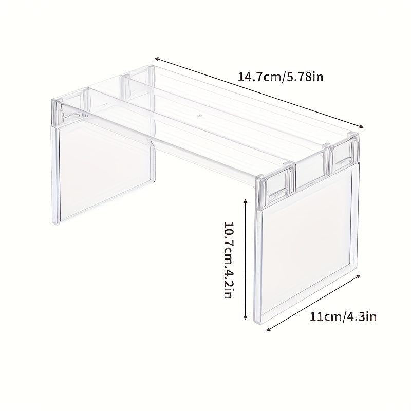 Transparent Fridge Organizers Layered Separator Shelves Save Space