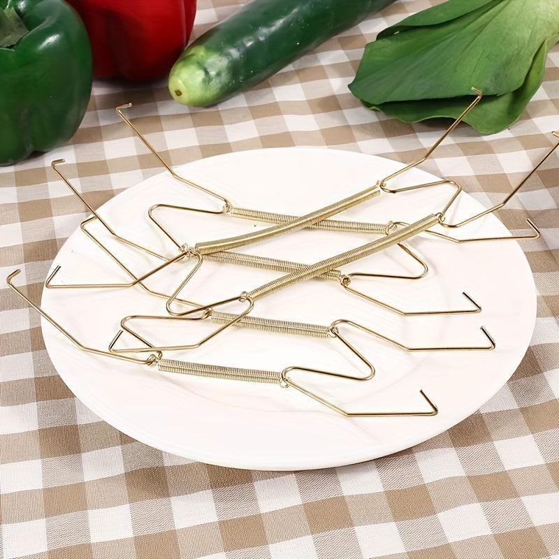 1pc W-shaped Decorative Plate Hook for Kitchen