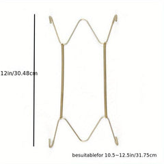 1pc W-shaped Decorative Plate Hook for Kitchen