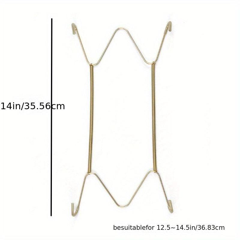 1pc W-shaped Decorative Plate Hook for Kitchen