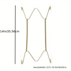 1pc W-shaped Decorative Plate Hook for Kitchen