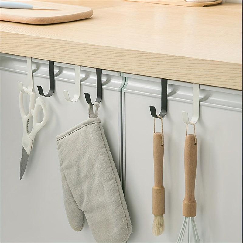 S-Shaped Metal Hook for Cabinet Door and Kitchen Organization