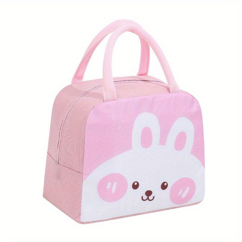 1pc Cartoon Lunch Bag Bento Bag Handle Lunch Box