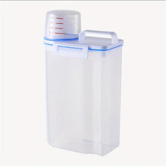Portable Transparent Cereal Storage Container Moisture-proof Sealed Box